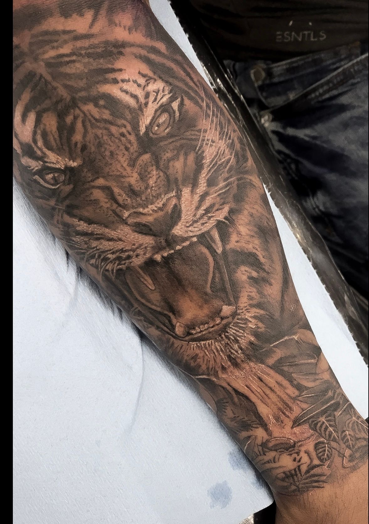 waterfall full sleeve tattoos