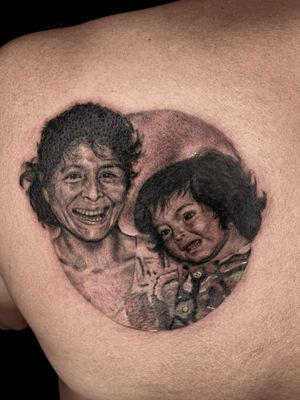 Cute and tiny portrait from a mom and her son.