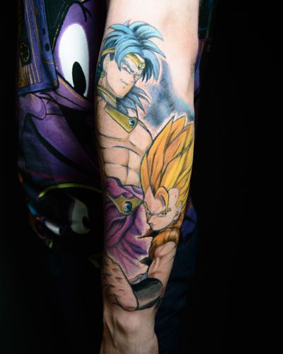 Trunks del Futuro SSJ  Dragon ball tattoo, Anime dragon ball