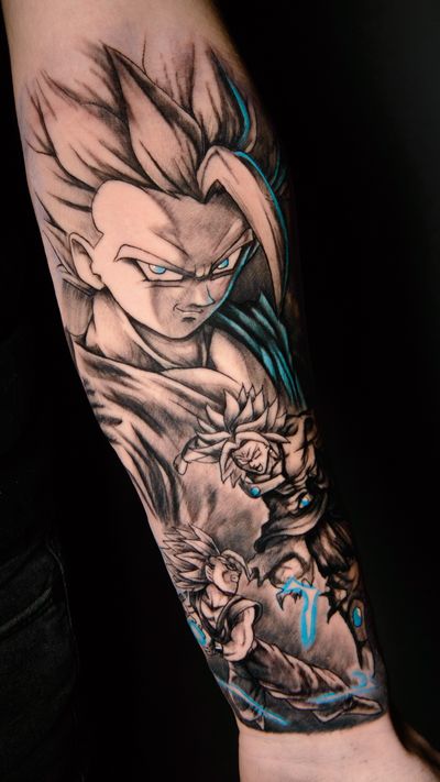 Vegeta (Dragon Ball) Tattoo Design