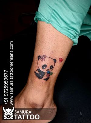 Panda tattoo |Panda tattoo design |Panda tattoo ideas |Tattoo for girls |Girls tattoo ideas 