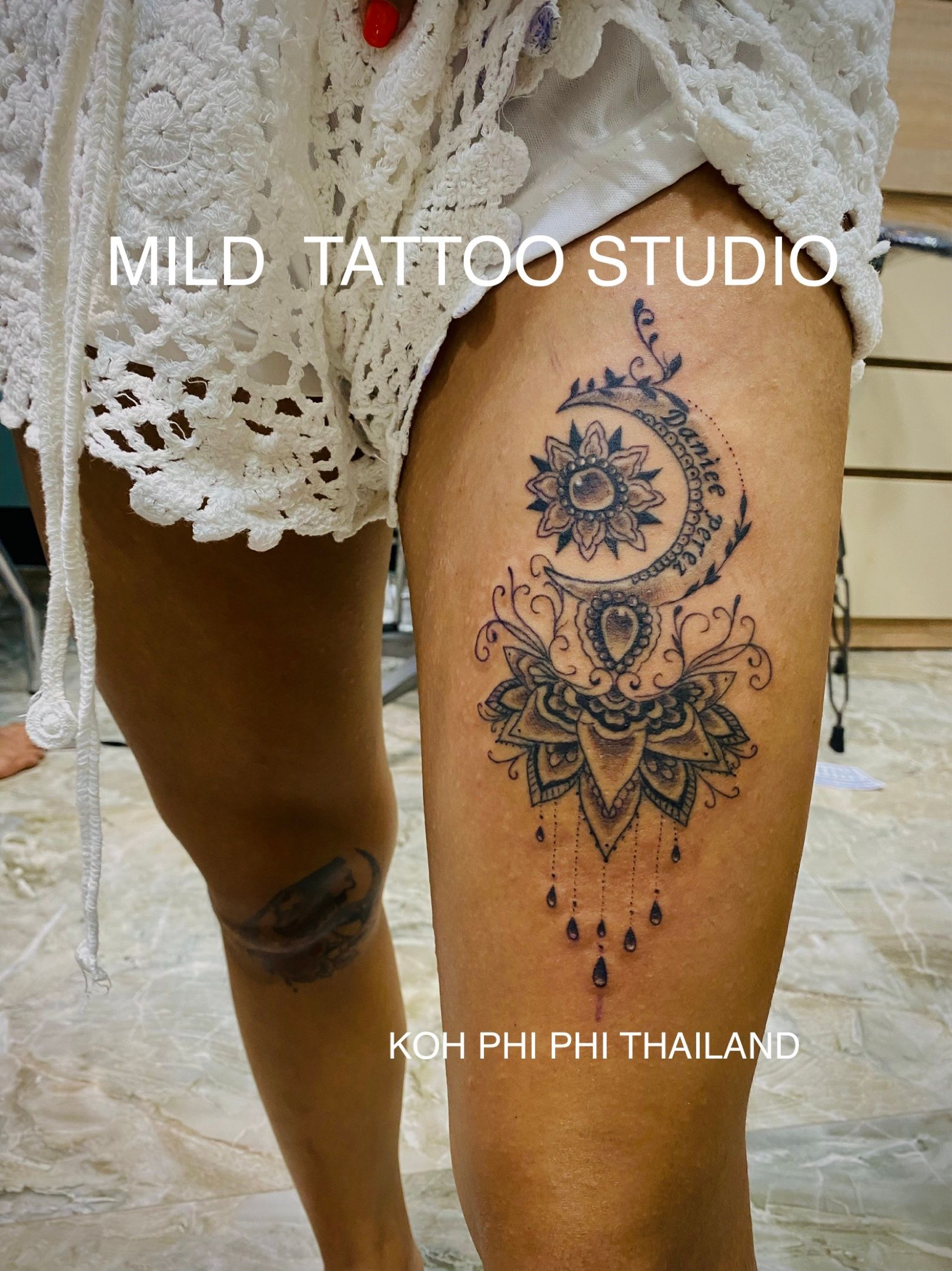 Tattoo uploaded by Mild tattoo studio at phi phi island • #mandala  #mandalatattoo #tattooart #tattooartist #bambootattoothailand #traditional  #tattooshop #at #mildtattoostudio #mildtattoophiphi #tattoophiphi  #phiphiisland #thailand #tattoodo #tattooink ...