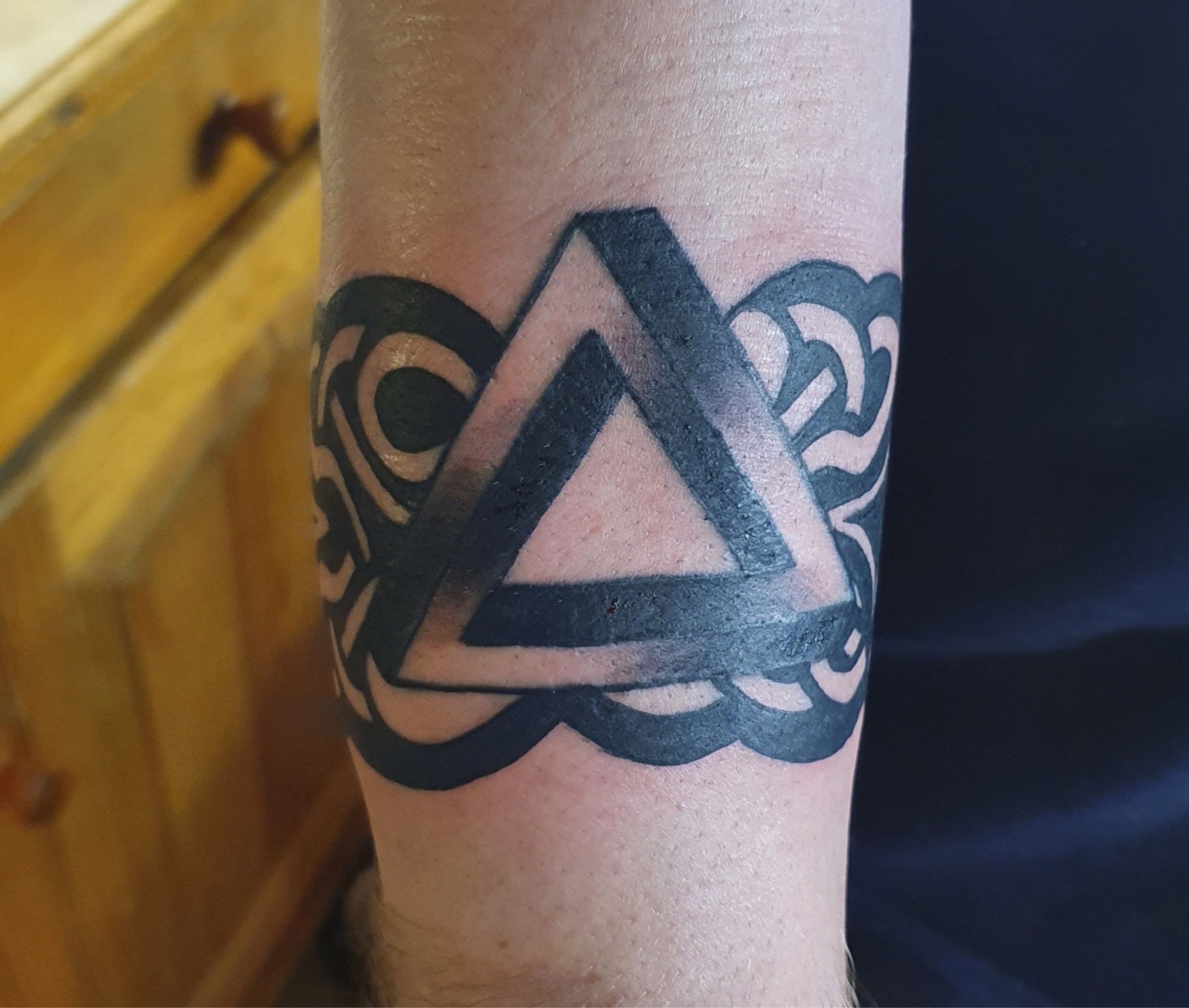 Irish Street Tattoo All seeing eye. Impossible triangle wooden version. |  IRISH ST TATTOO