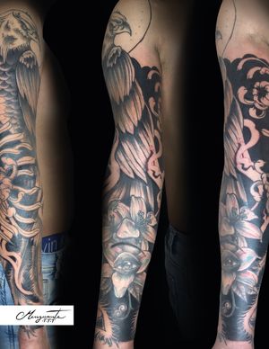 Tatuaje fenix 3ra sesión