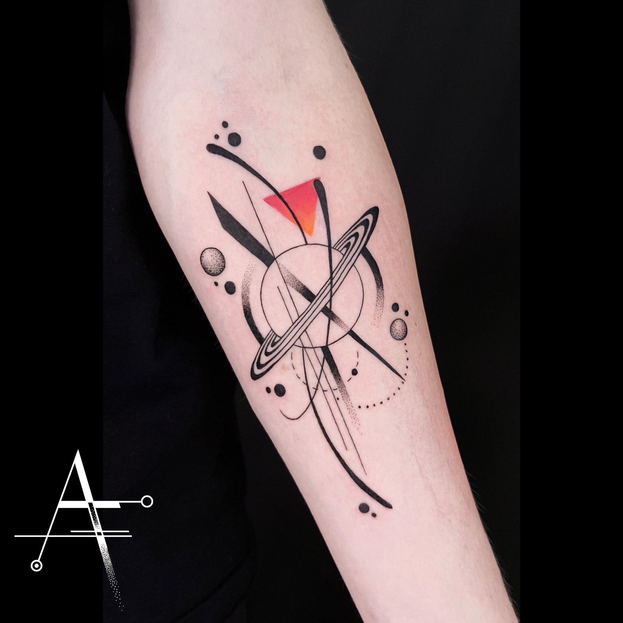 First tattoo, chemical symbol for serotonin :) done by Tiffani Gruver @  addictions in ink, Wichita KS : r/tattoos