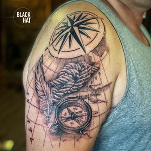 Compas tattoos can mean a lot to people, don’t forget to ask advice to your favourite artist and get the best design for you! 🧭  Book here : hello@blackhatdublin.com @flanfredi  #tattooflash #tattooing #tattoosofinstagram #tattoostudio #tattooink #tattoodesign #tattooist #tattooed #inkaddict #tattoolove #tattoos #symboltattoo #tattooartist #tattoolife #tattooshop #tattoo #tattoooftheday #blackwork #inked #bodyart #inkedup #compasttoo #compas 