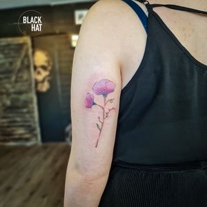 The meanings behind flower tattoos are as multi-layered as they are variable; in ancient cultures, flowers were a direct symbol of god's contentment. Today, flowers often represent the love between two people. Book here : hello@blackhatdublin.com @casas_tattoo     #tattooflash #tattooing #tattoosofinstagram #tattoostudio #tattooink #tattoodesign #tattooist #tattooed #inkaddict #tattoolove #tattoos #symboltattoo #tattooartist #tattoolife #tattooshop #tattoo #tattoooftheday #dublintattoo #inked #bodyart #inkedup #dagger #daggertattoo