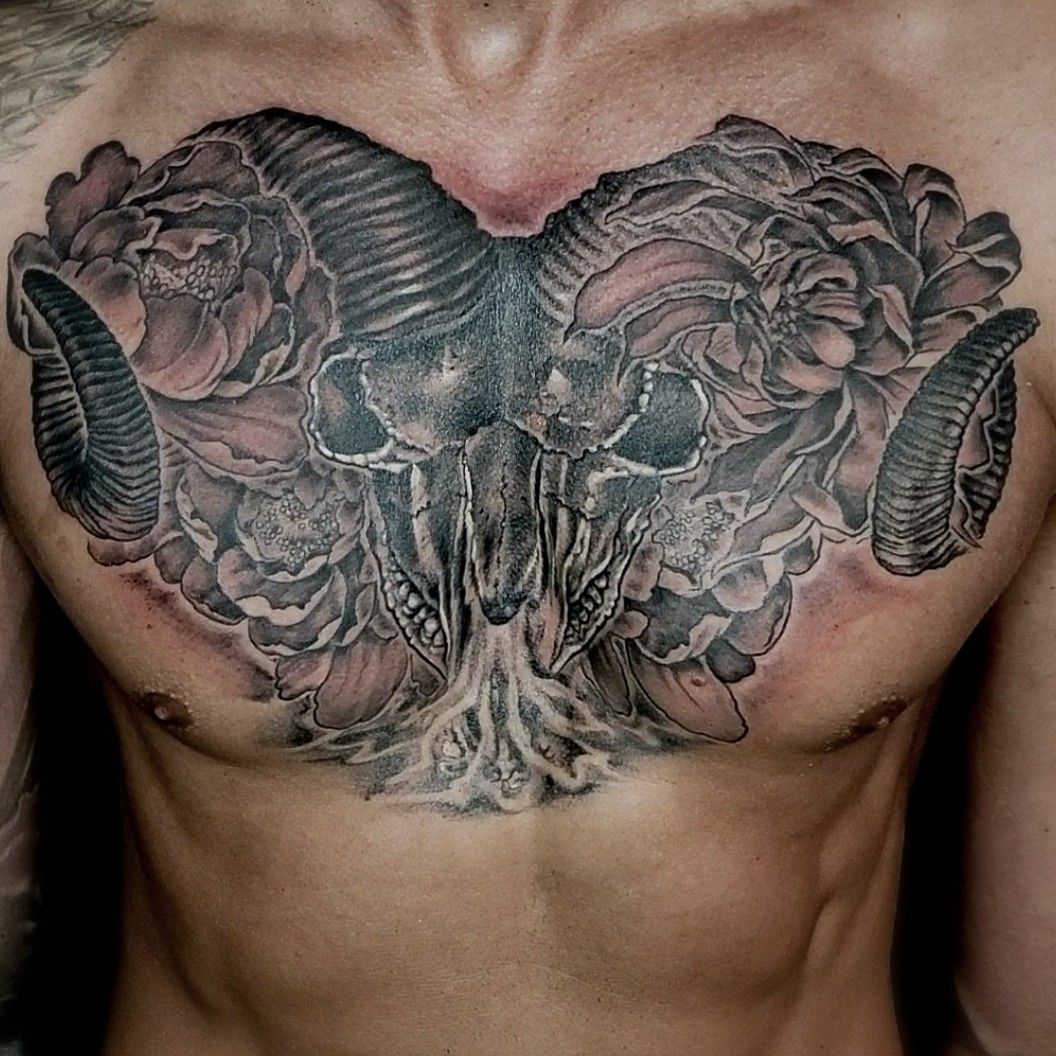Bull tattoo for men by Mors  United Kingdom  Bull tattoos Taurus tattoos  Traditional tattoo man