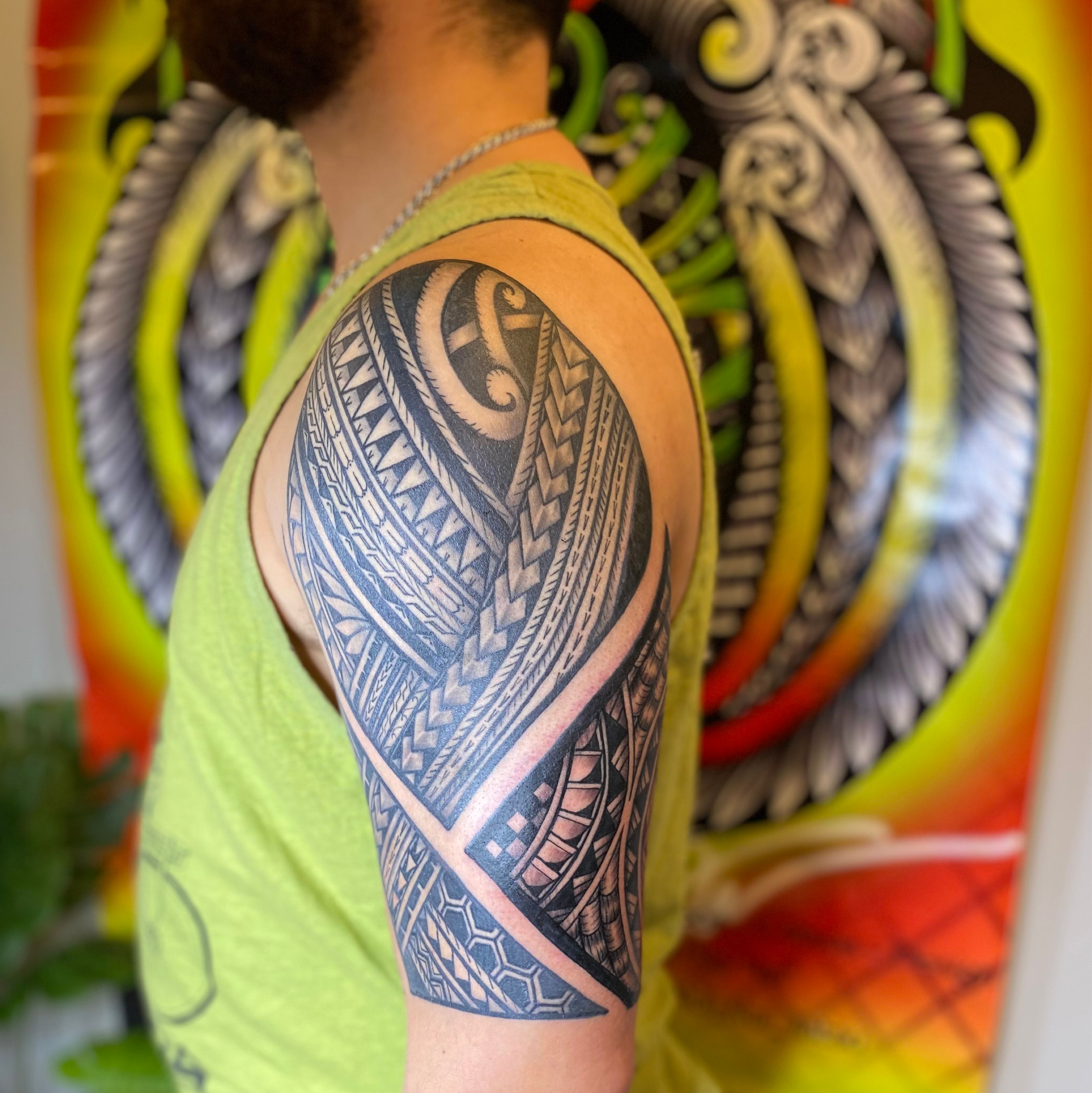 Polynesian Tattoo Arm Sleeve 43 (Set of Two) No.4 - Polynesian Pride