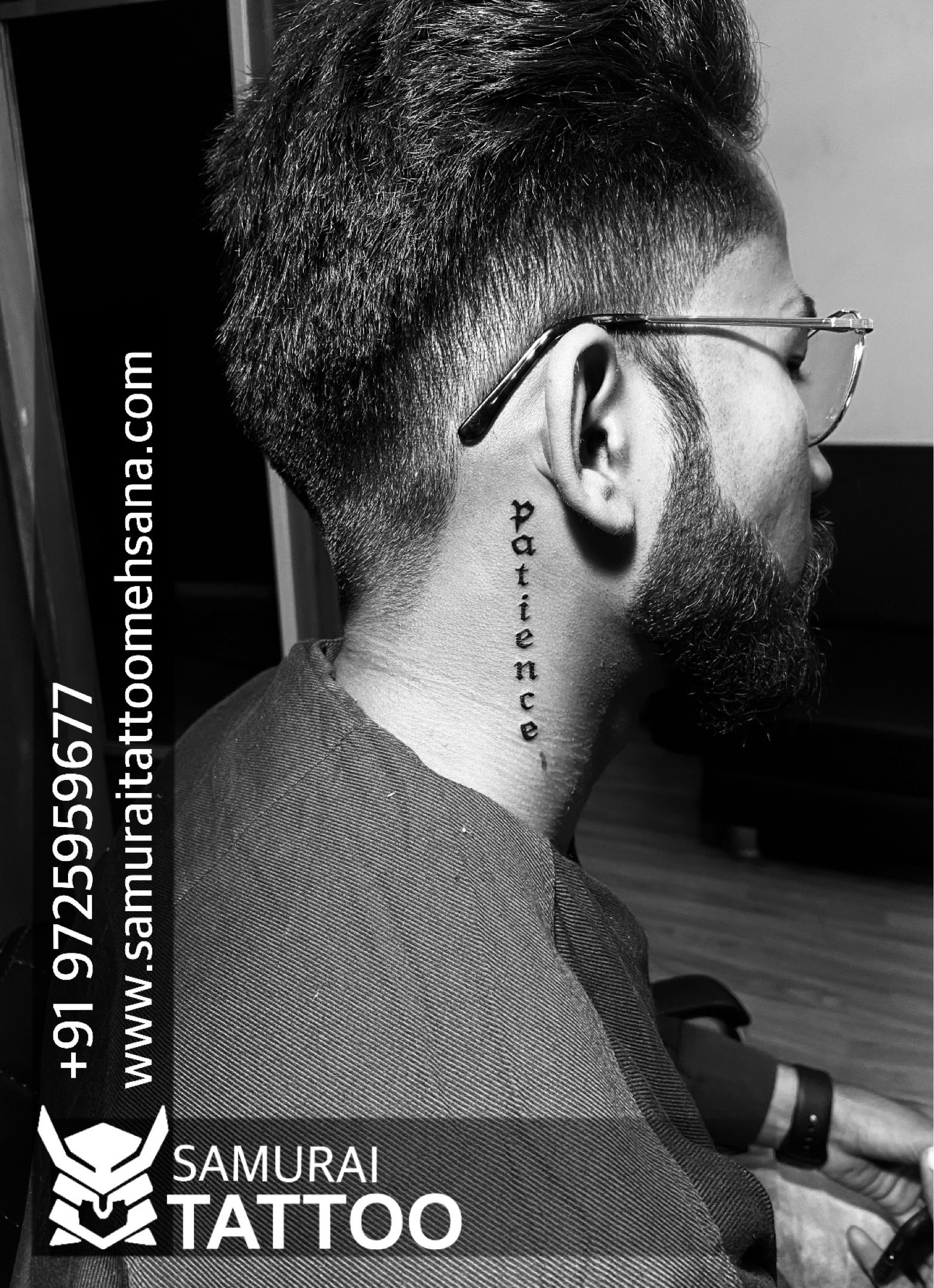 2 9 2 TATTOO STUDIO on Instagram Patience tattoo done by  kinjalpatel180213    patience tattoo tattoolove art inked  tattooartist tattoos tattooed tattooist