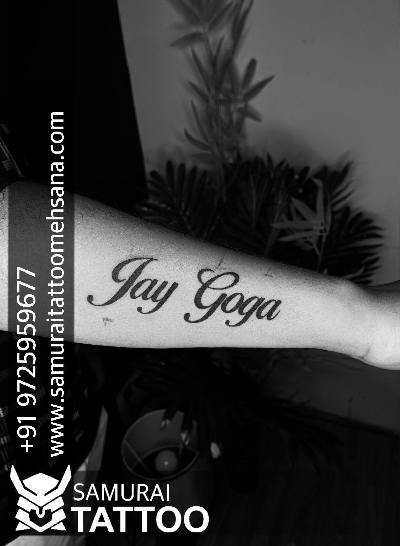 Jay Goga name tattoo  Name tattoo Tattoos Tribal tattoos