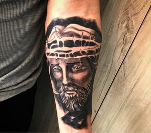 Jesús tattoo realism 