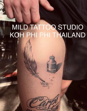 #penwithinktattoo #feathertattoo #tattooart #tattooartist #bambootattoothailand #traditional #tattooshop #at #mildtattoostudio #mildtattoophiphi #tattoophiphi #phiphiisland #thailand #tattoodo #tattooink #tattoo #phiphi #kohphiphi #thaibambooartis  #phiphitattoo #thailandtattoo #thaitattoo #bambootattoophiphihttps://instagram.com/mildtattoophiphihttps://instagram.com/mild_tattoo_studiohttps://facebook.com/mildtattoophiphibambootattoo/MILD TATTOO STUDIO my shop has one branch on Phi Phi Island.Situated in the near koh phi phi police station , Located near  the World Med hospital and Khun va restaurant