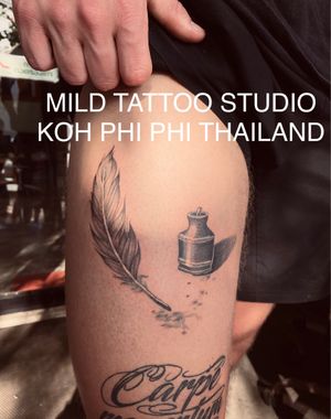 #penwithinktattoo #feathertattoo #tattooart #tattooartist #bambootattoothailand #traditional #tattooshop #at #mildtattoostudio #mildtattoophiphi #tattoophiphi #phiphiisland #thailand #tattoodo #tattooink #tattoo #phiphi #kohphiphi #thaibambooartis  #phiphitattoo #thailandtattoo #thaitattoo #bambootattoophiphihttps://instagram.com/mildtattoophiphihttps://instagram.com/mild_tattoo_studiohttps://facebook.com/mildtattoophiphibambootattoo/MILD TATTOO STUDIO my shop has one branch on Phi Phi Island.Situated in the near koh phi phi police station , Located near  the World Med hospital and Khun va restaurant