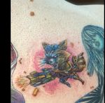 Tiny rocket tattoo! #losangeles #orangecounty #longbeach #california #californiatattoos #wip #tattoo #tattoos #tat #tattooed #tattooer #sicktatz #supersicktatzyoudontevenknow #art #color #colortattoo #marvel #marveltattoo #rocket #rockettattoo 