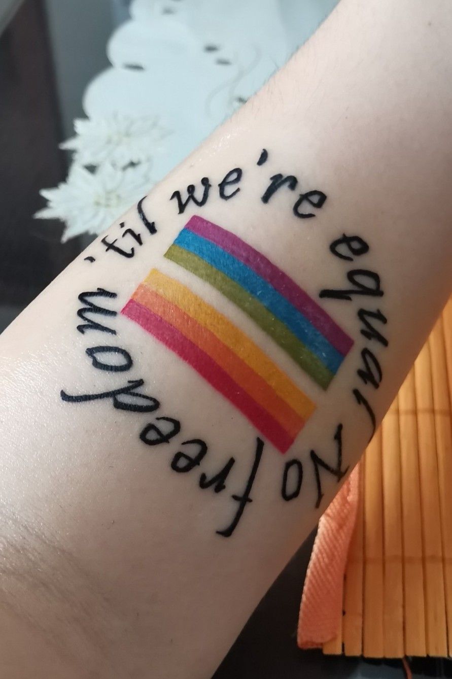 Mardi Gras Rainbow Pride Temporary Tattoos | Everything Party
