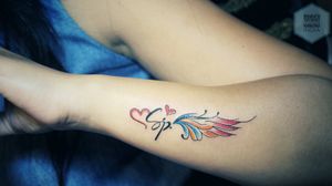 Sp letter with wings Tattoo Tattoo by: Bharath Tattooist For Appointments and Enquiries "Tattoo Gallery" 'Get Inked or Die Naked' #splettertattoo #sptattoo #lovetattoos #husbandandwife #husbandtattoos #coupletattoos #wingstattoos #colourwingstattoos #uniquetattoos #newtattoos #hearttattoos #bharathtattooist #tatttoos #tattoogallery