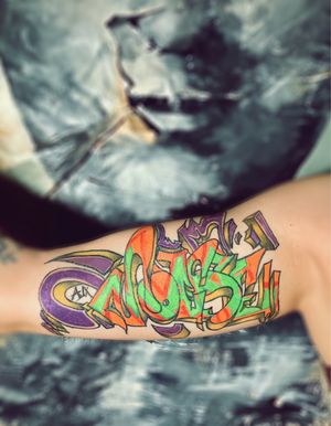 “Make Noise”/   @AUXLettering Tattoo