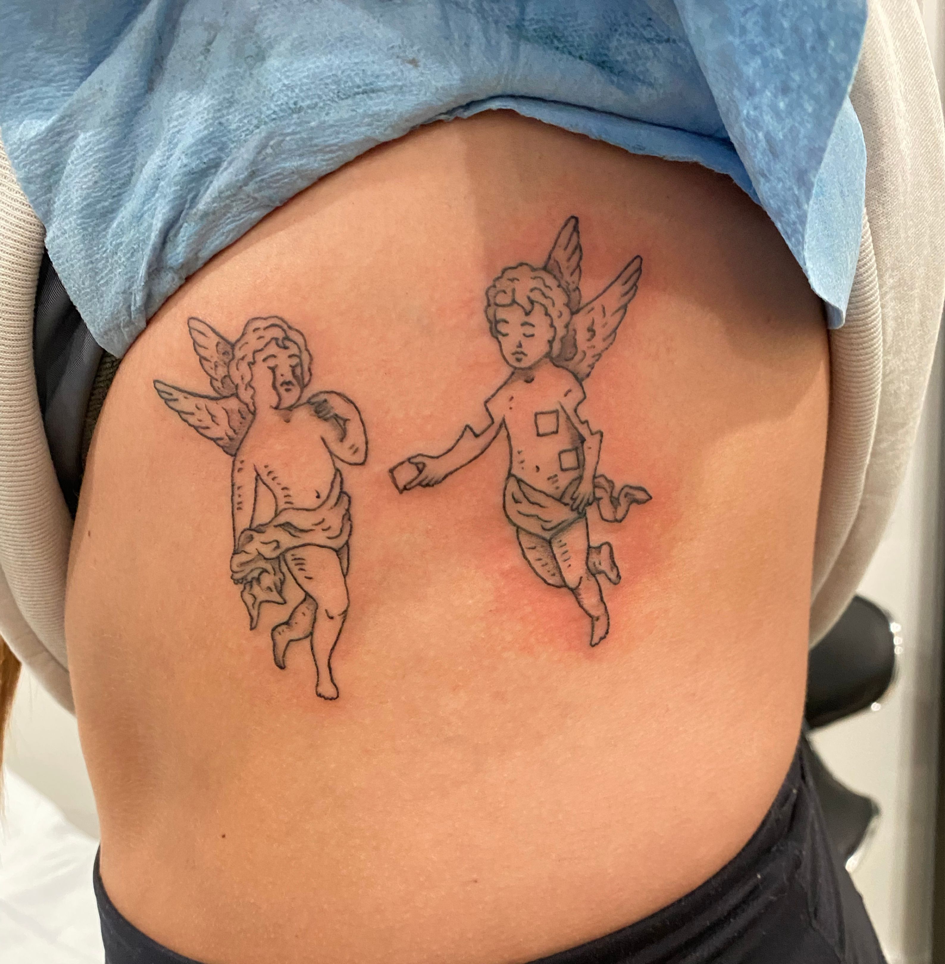 Sister tattoos! Raphael's cherubs,... - Jane the Stranger | Facebook