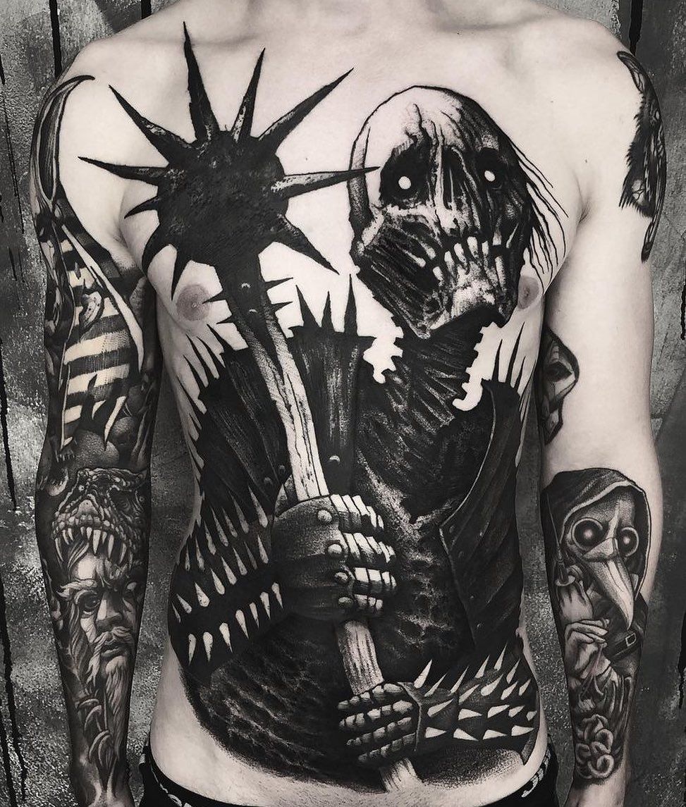 53 Superb All Black Tattoos On Arm  Tattoo Designs  TattoosBagcom