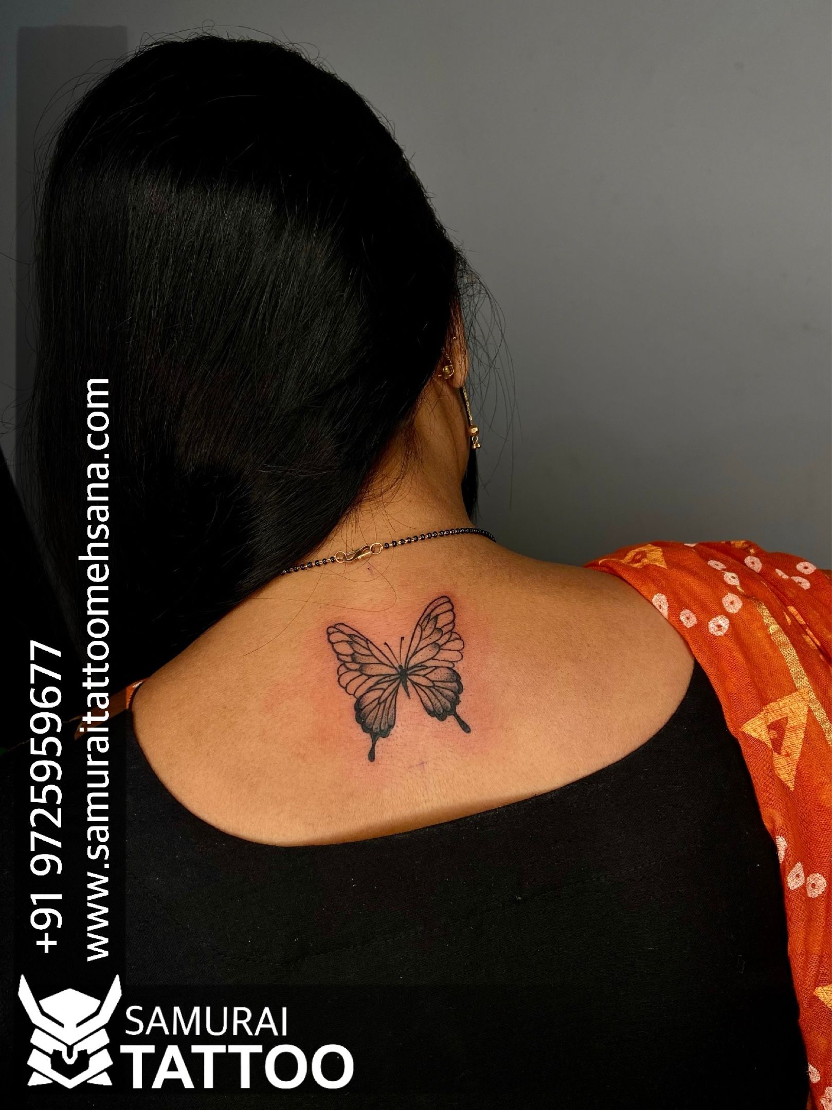 Top 82 small butterfly neck tattoos super hot  thtantai2