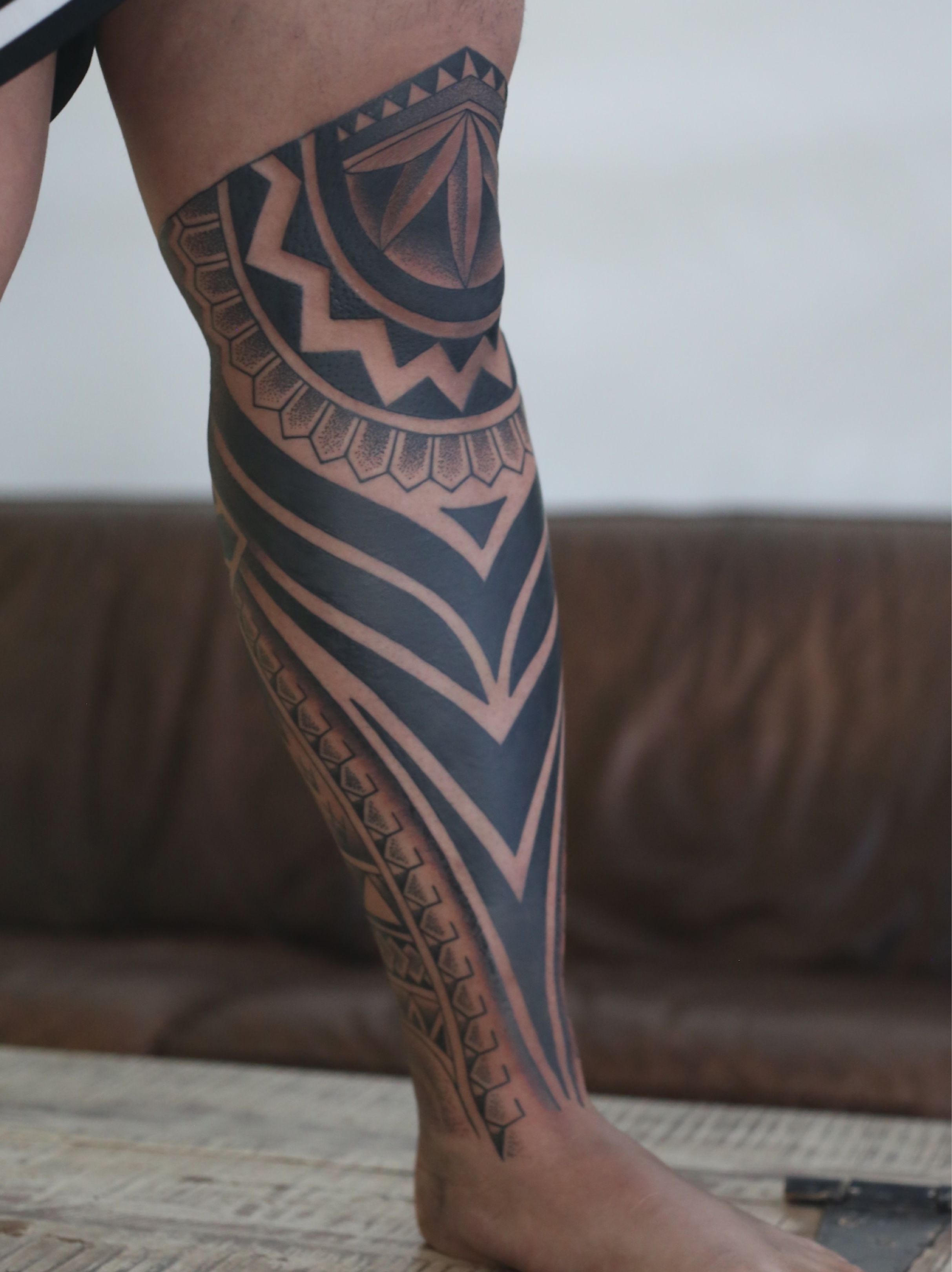 Filipino Heritage Polynesian Tribal Tattoo Legging - TeeHex