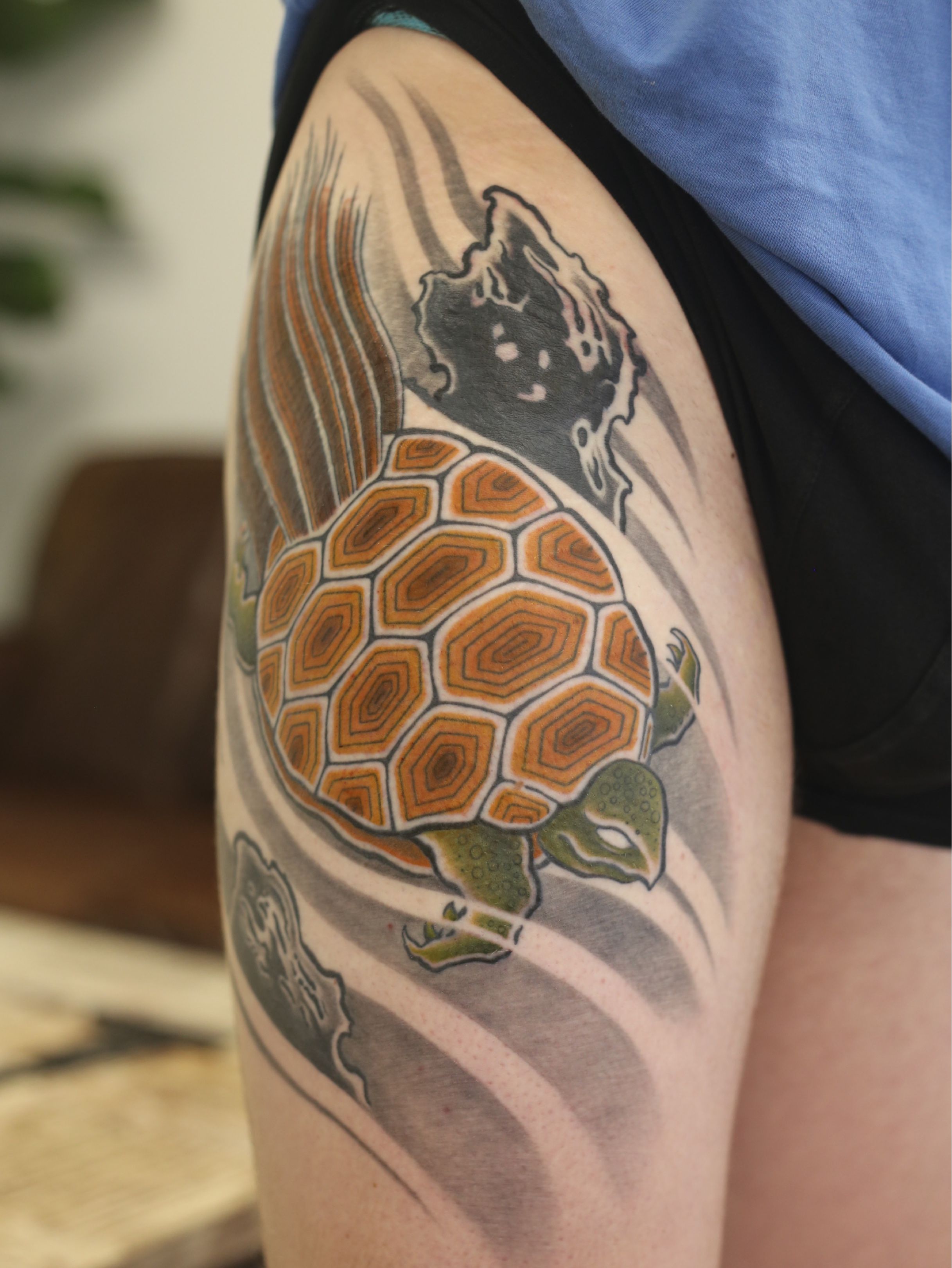 30 Japanese Turtle Tattoo Ideas For Men  Shelled Designs
