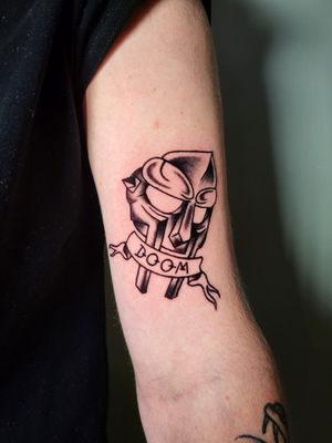 By my self, oldschool MF doom,  Dm me to get a nice tattoo with 60%off
