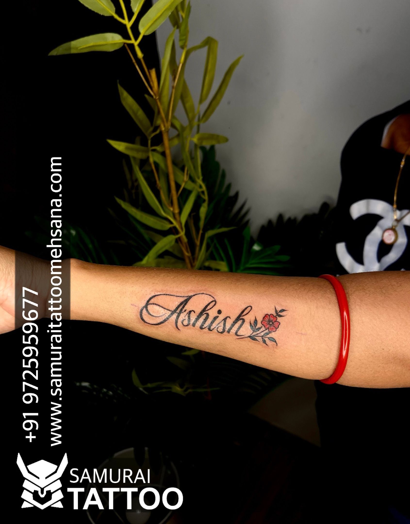 Making of Akash name tattoo  font tattoo design  YouTube