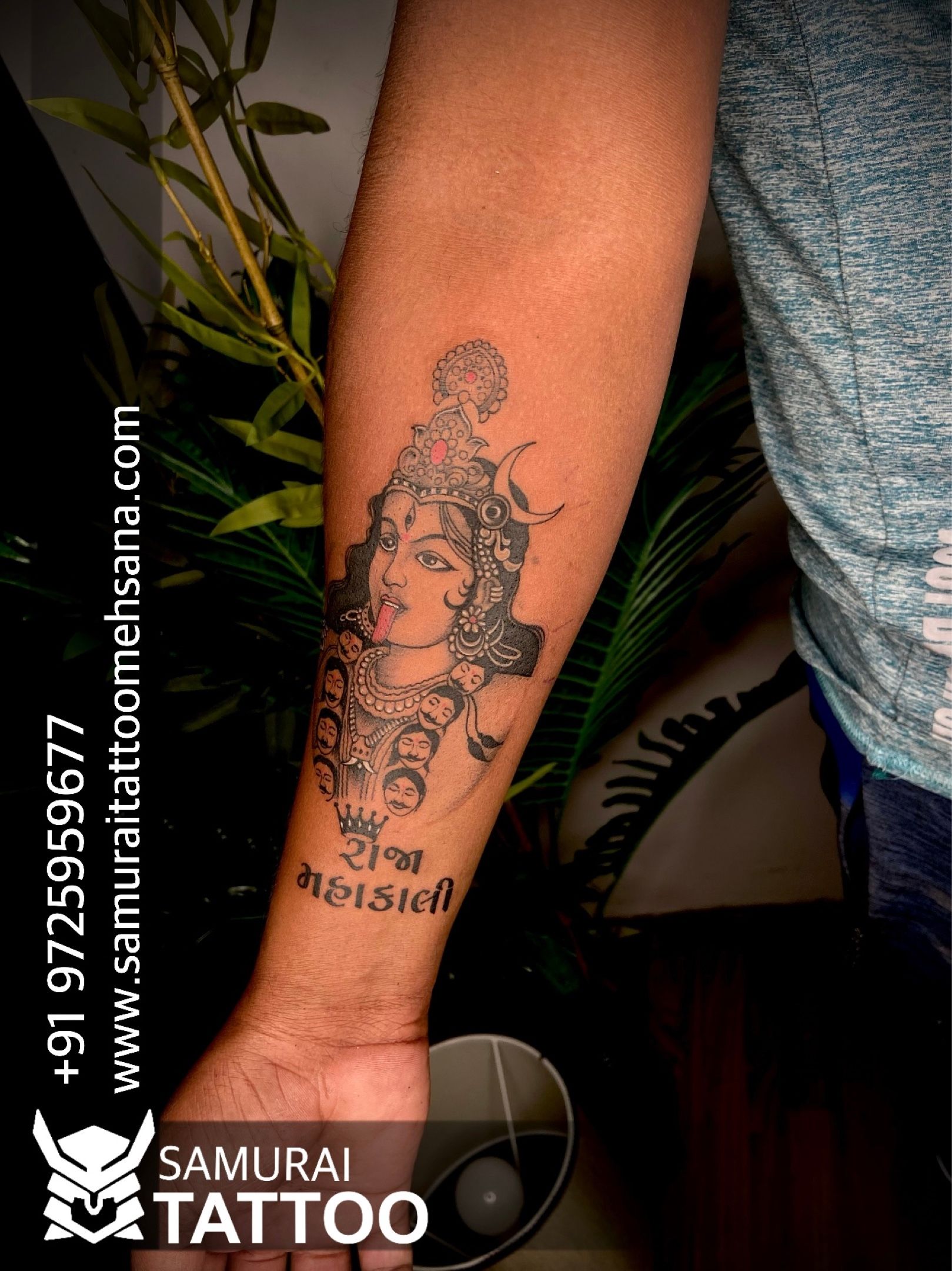 Maa Durga Tattoo by  Akash Chandani Skin Machine Tattoo Studio Email for  appointments  skinmachineteamg  Goddess tattoo Hindu tattoos Trishul  tattoo designs