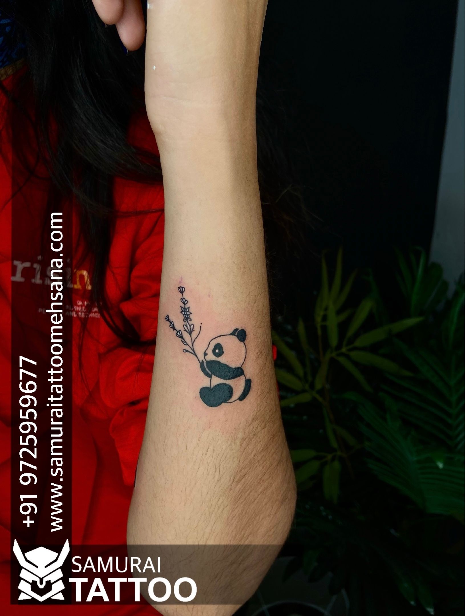 Pin by Ayushi modi on Panda tattoo  Panda tattoo Small hand tattoos Mini  tattoos