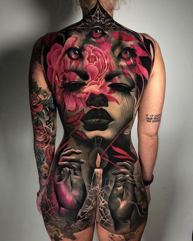 SURREALISM TATTOO BY WALER MONTERO