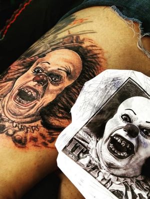 I love tatooing horror portraits!