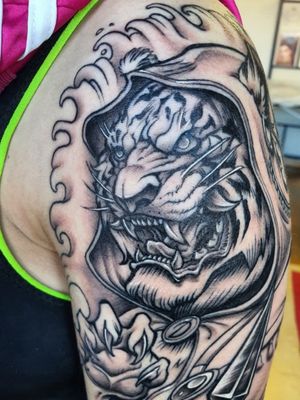 tiger warrior tattoo