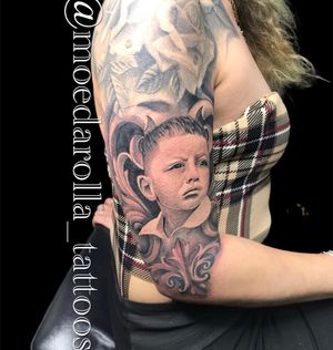 Tattoo by Tailor made barber & tattoo co