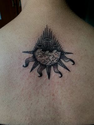 Small back tattoo