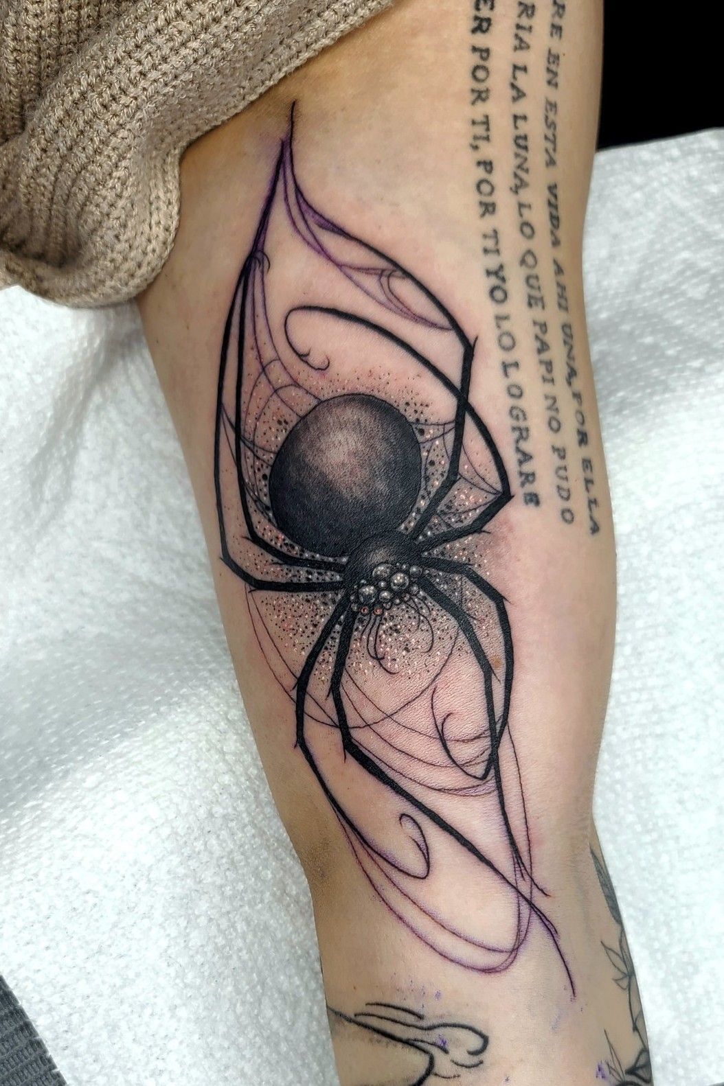 Amazing Feminine Spider Tattoo for Women  Tattoos for Women  Web tattoo Spider  tattoo Spider web tattoo