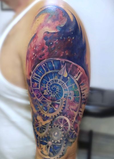 Cosmic clock. Time of life. #clock #space #time 