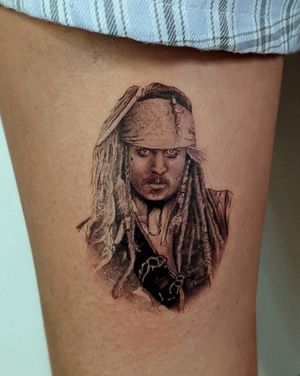 Johnny Depp as Captain Jack Sparrow 🏴‍☠️✨
