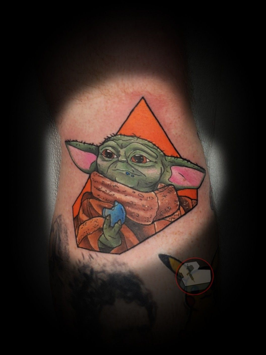 Baby Yoda Grogu Tattoo Fake Tattoos 