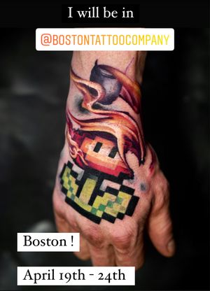 Boston! Regular quest spot ! April 19th-24th, bookings are open! See u at Boston Tattoo Company 