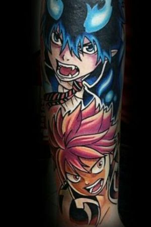 Me gusta mucho el anime y para mi que allan tatuajes de anime es una locura😉💗