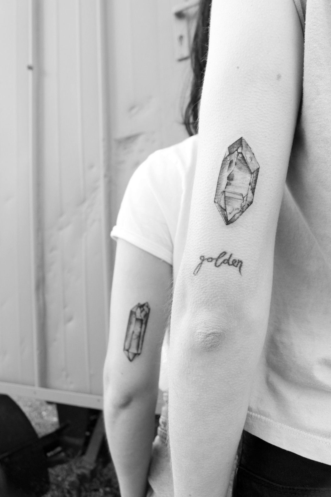 crystal wand tattoo☁️ | Tattoos, Wand tattoo, Fairy tattoo