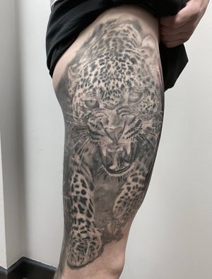 Jaguar by @corycooktattoo ❤️‍🔥 #tattoo #tattooing #tattoos #tattooist #tatt #tattoouk #art #artwork #artist #artists #blackandgrey #blackandgreytattoo #blackandgreytattoos #bngtattoo #colour #colourtattoo #colourtattoos #realism #realismtattoo #realistic #realistictattoo #tatttooidea #tattoodo 