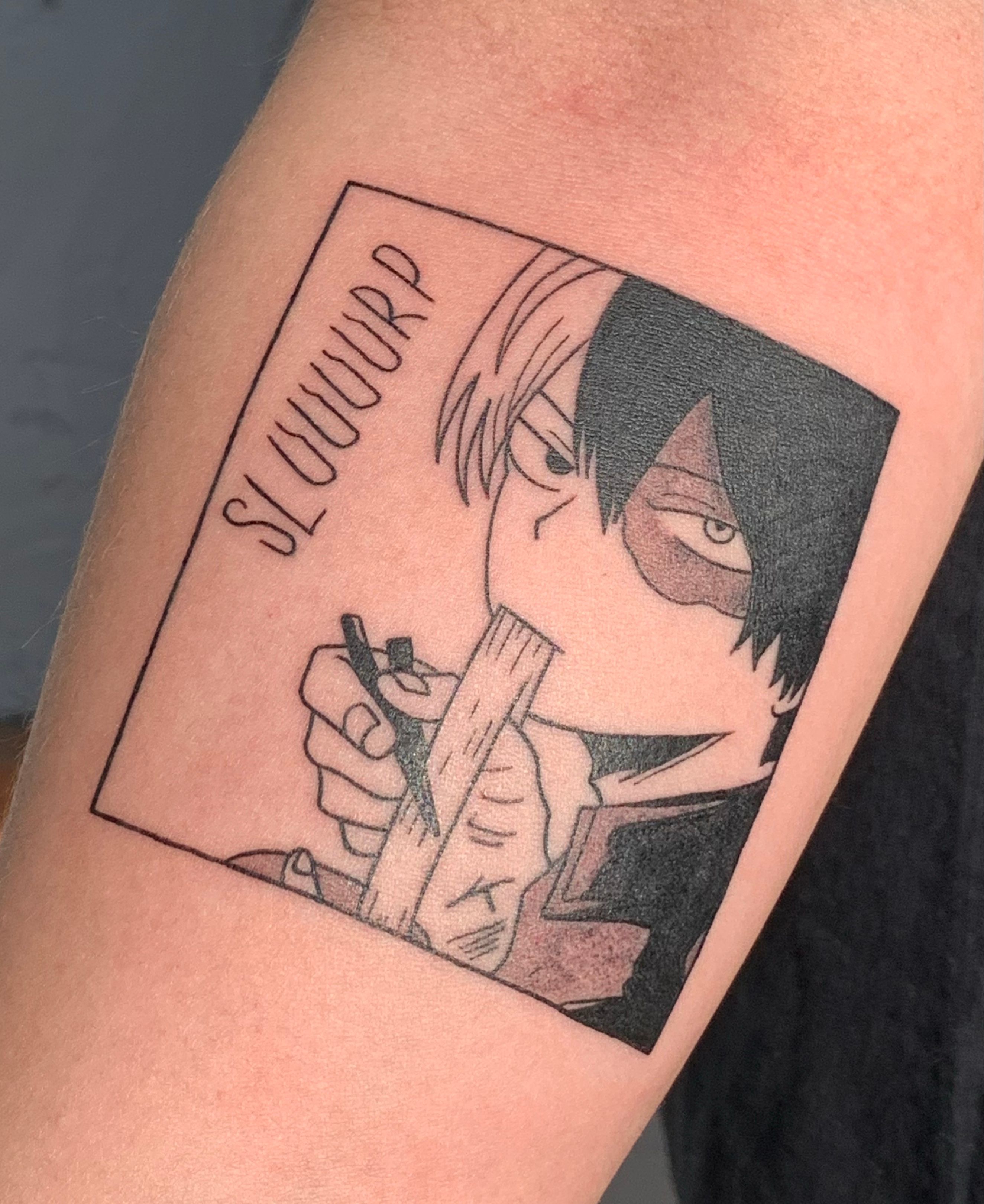 Shoto Todoroki tattoo done by me Ive been a tattoo artist for a little  over a year now My goal this year is to do more anime work Hope you like  IG 