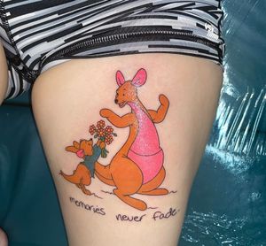 Memorial piece for my mother. Her handwriting from a notebook, I was always her “little Roo” so here we are 💖