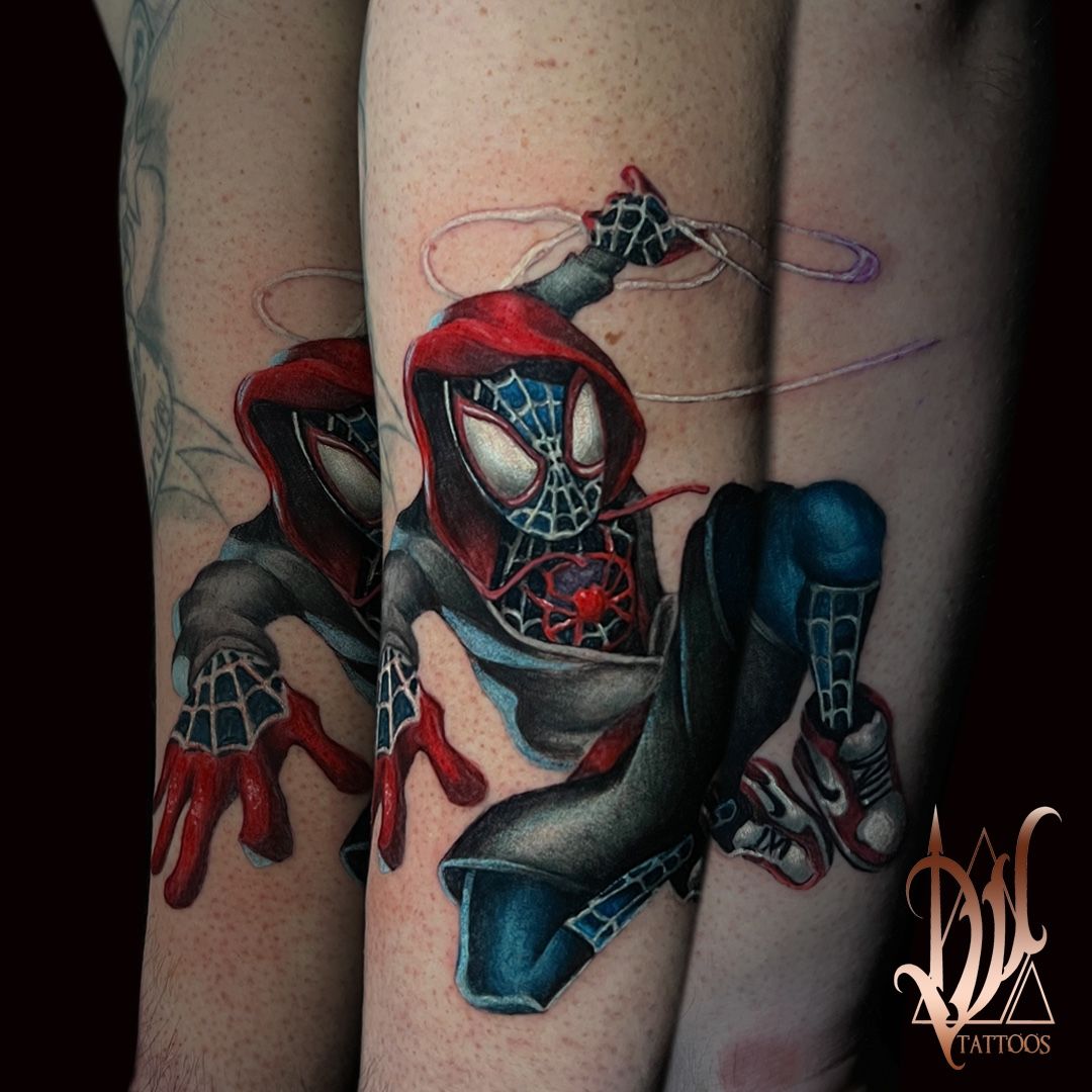 Miles morales Spiderman  Inkd Artistry Tattoos  Henna  Facebook