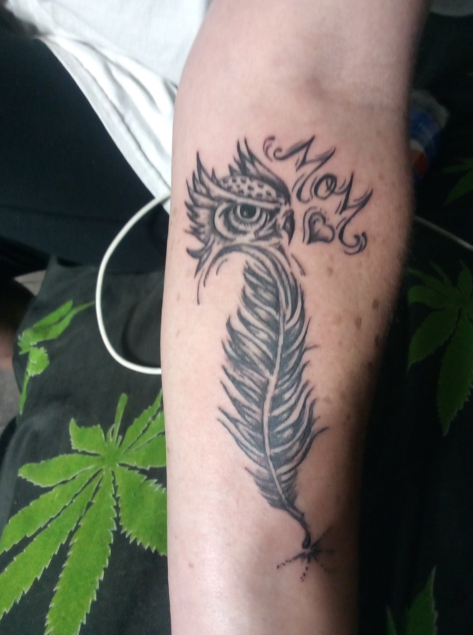 Small Feather Temporary Tattoo - Etsy