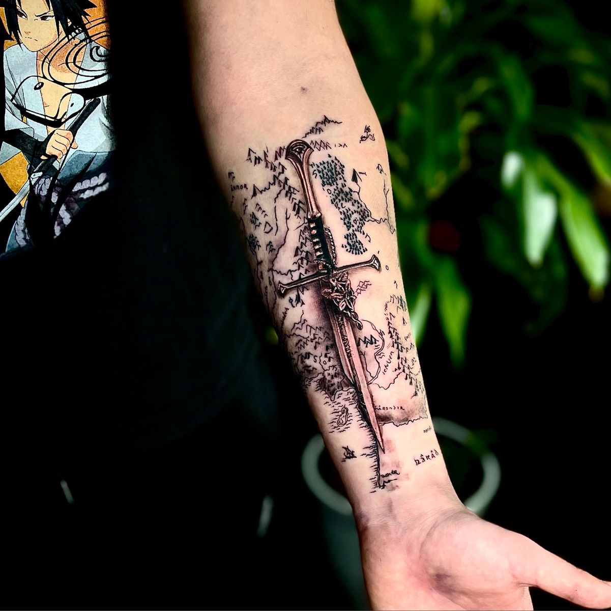 Tattoo uploaded by @Grs artist • Lord of the rings tattoo • Tattoodo