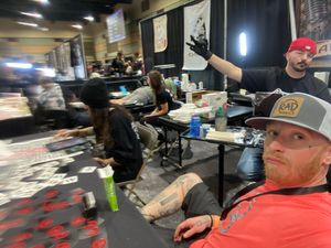 Washington tattoo convention with the homies!